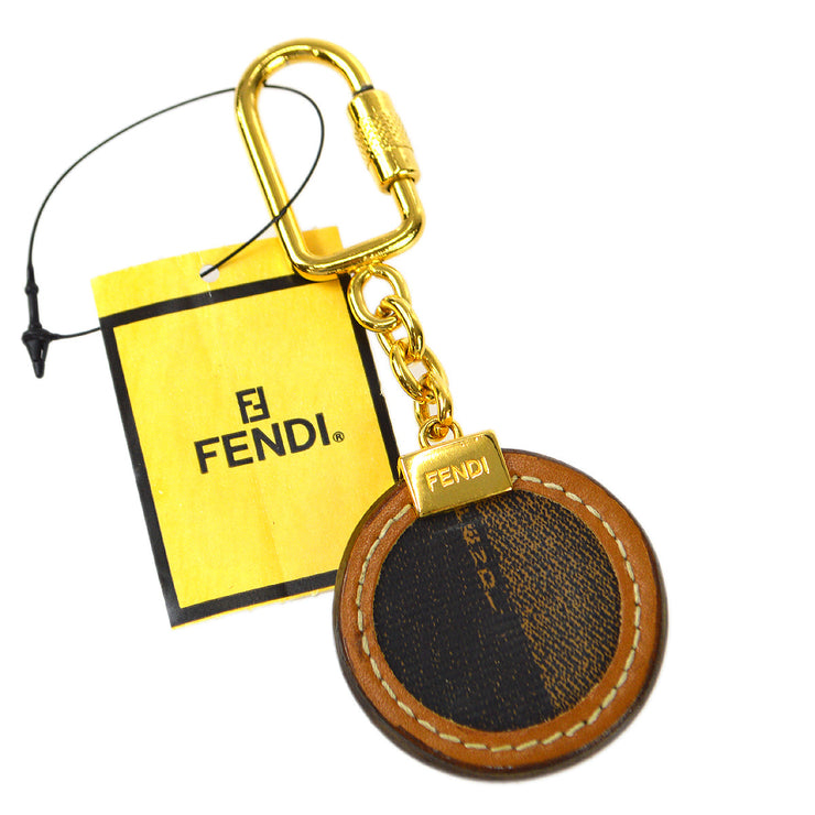 Fendi Pequin Key Holder Brown Small Good – AMORE Vintage Tokyo