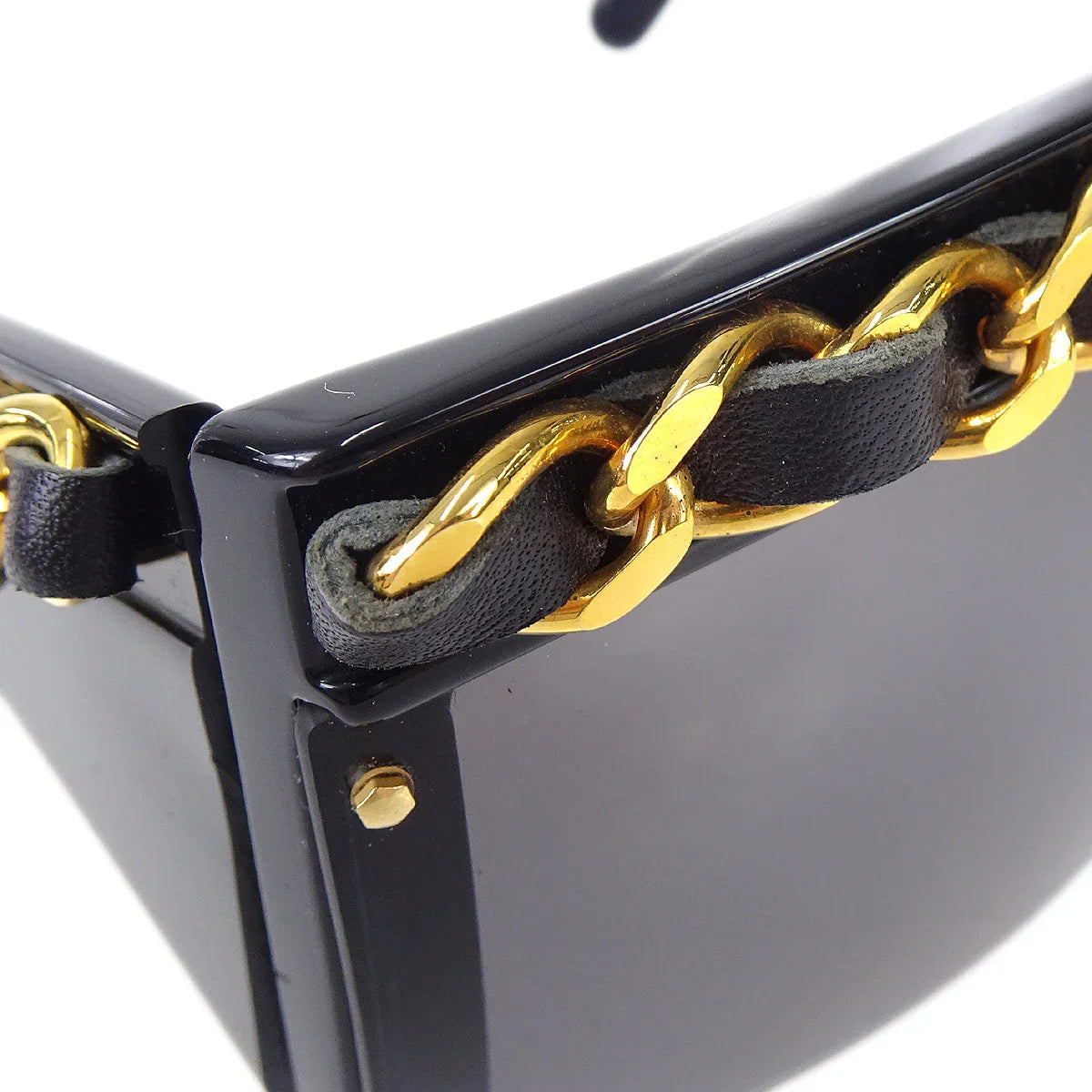 Chanel Sunglasses Eyewear Black Small Good