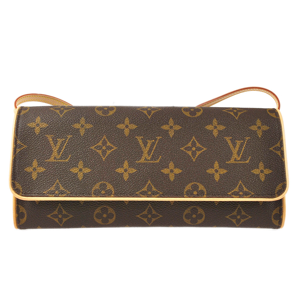 LOUIS VUITTON Pochette Twin GM Monogram Canvas Shoulder Bag