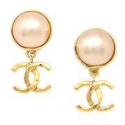 Chanel 1995 Pearl Earrings Clip-On 95P