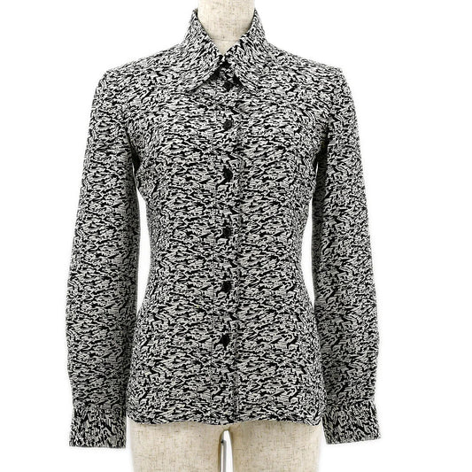 Chanel 2003 cruise city-print silk shirt #34