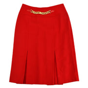 Celine chain-detailed midi skirt #36