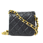 Chanel Classic Flap Micro Black Lambskin