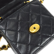 Chanel Classic Flap Micro Black Lambskin