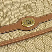 Christian Dior Honeycomb Clutch Bag Beige