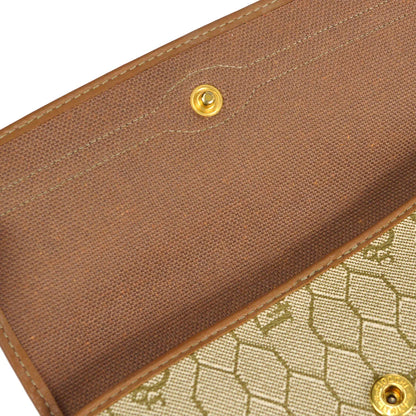 Christian Dior 1980s Honeycomb Clutch Bag Beige