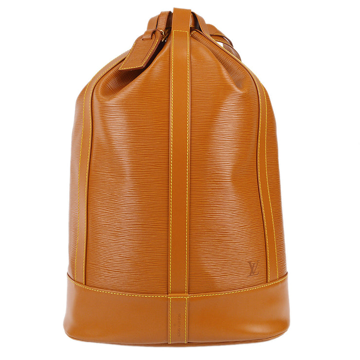 Shop for Louis Vuitton Green Epi Leather Randonne GM Backpack Bag