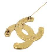 Chanel Quilted Brooch Pin Gold 1262/29