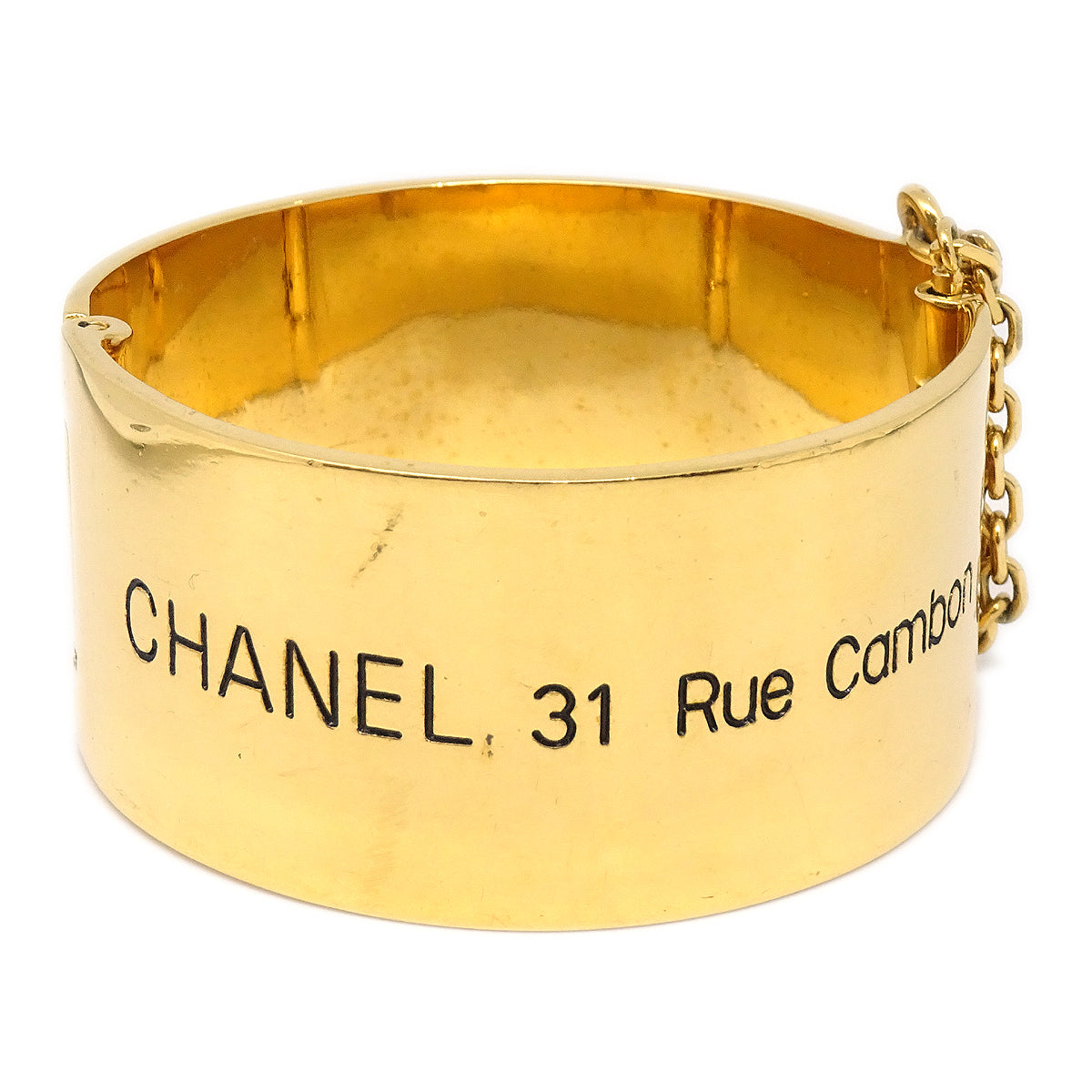 シャネル 31.RUE CANBON プレート チェーンブレスレット