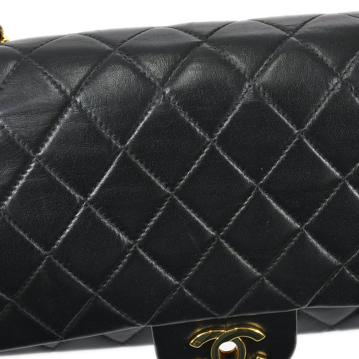 Chanel 2000-2001 Classic Double Flap Medium Black Lambskin – AMORE