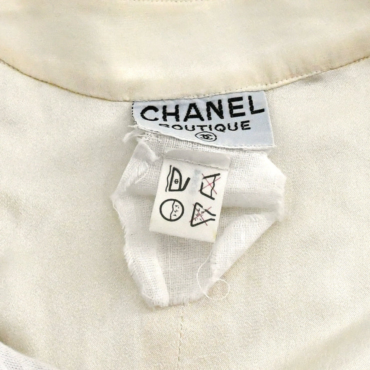 Chanel New White Terry Cloth Beach Bag - Vintage Lux