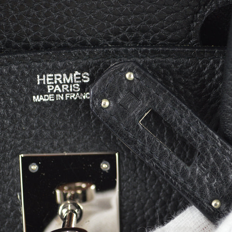 Hermes 2011 Birkin 30 Black Clemence – AMORE Vintage Tokyo