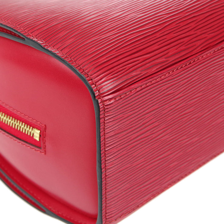 Louis Vuitton, Bags, New Authentic Louis Vuitton Epi Pochette Accessories  24 Castillan Red