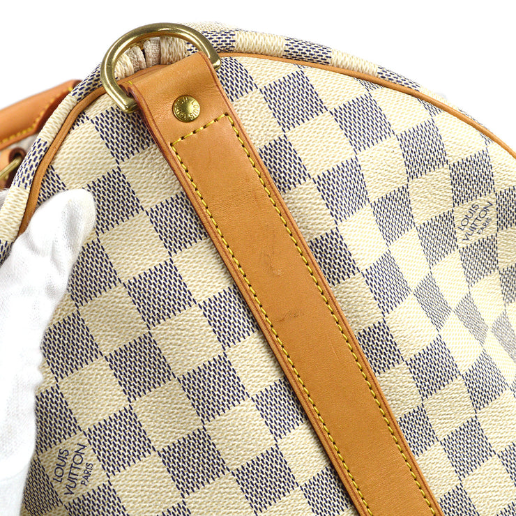 Louis Vuitton Keepall 55 Bandouliere Damier Azur in United States