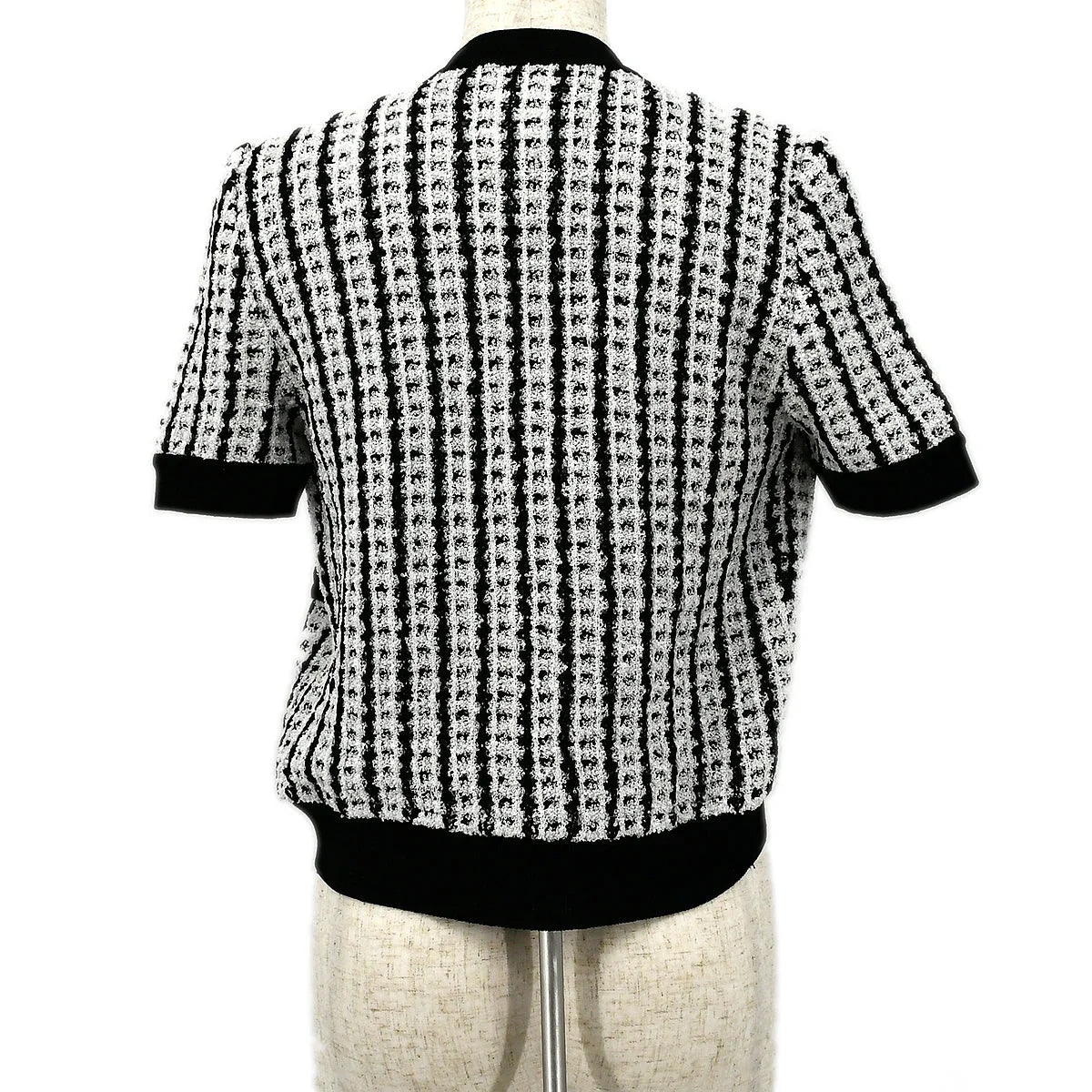 Chanel 1997 Spring tweed knitted top and cardigan #38