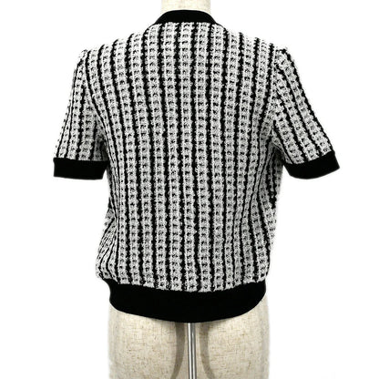 Chanel 1997 Spring tweed knitted top and cardigan #38