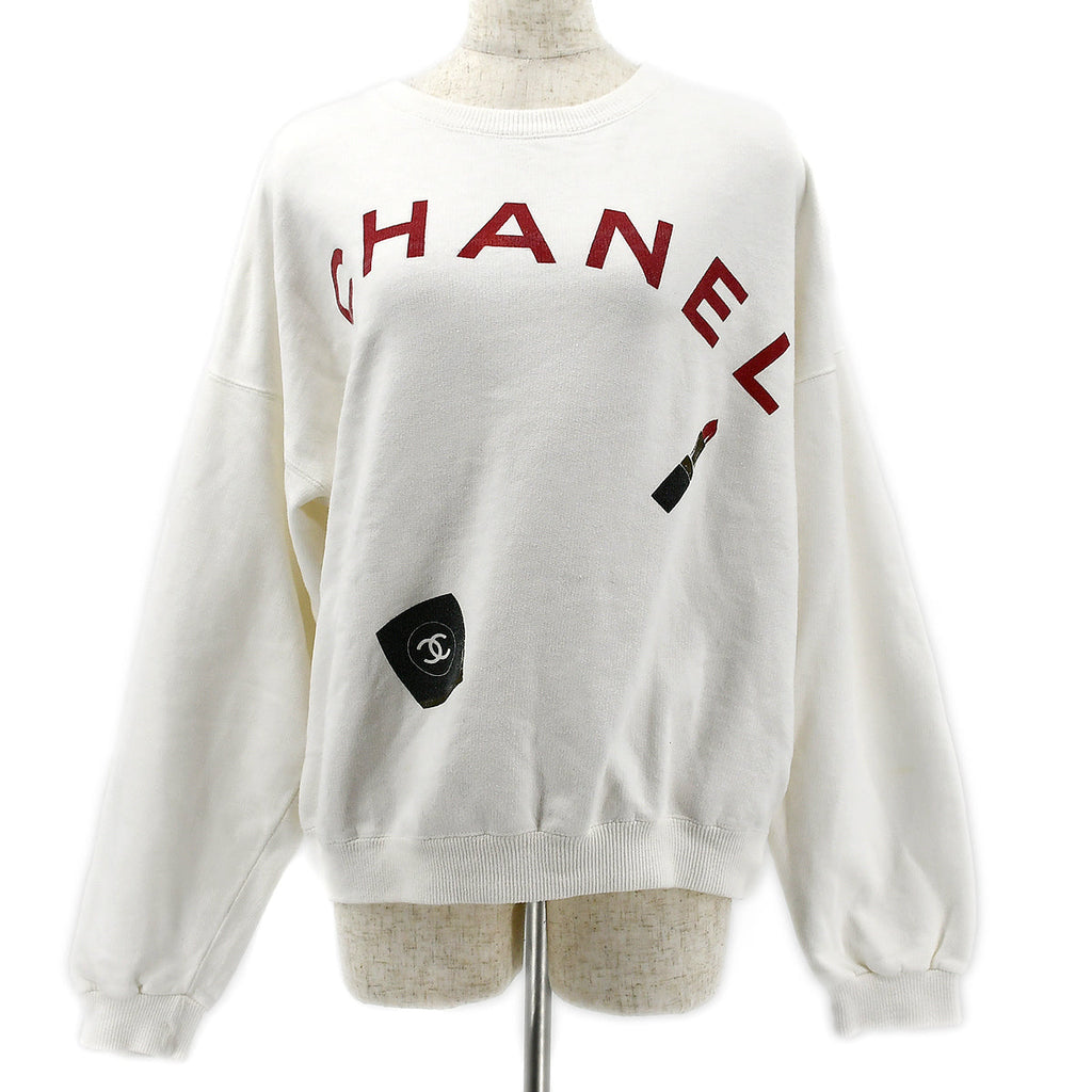 CHANEL Vintage 01A Coco Mark Chain Logo Sweater Tops 34 -  New Zealand