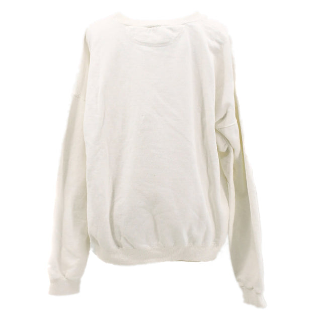 Chanel logo-print cotton sweatshirt #L – AMORE Vintage Tokyo