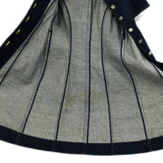 Chanel 1990年代徽标Buttons牛仔连衣裙＃38