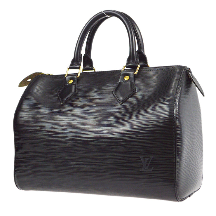 Louis Vuitton 2001 Speedy 25 Black Epi M43012 – AMORE Vintage Tokyo