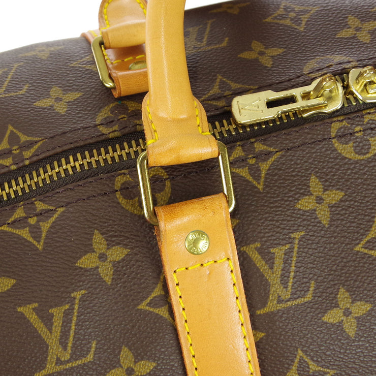 LOUIS VUITTON 1990 Keepall 55 Brown Monogram Duffle Bag