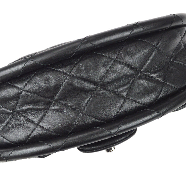 Chanel 2013 Hula Hoop Handbag 20 Black Lambskin