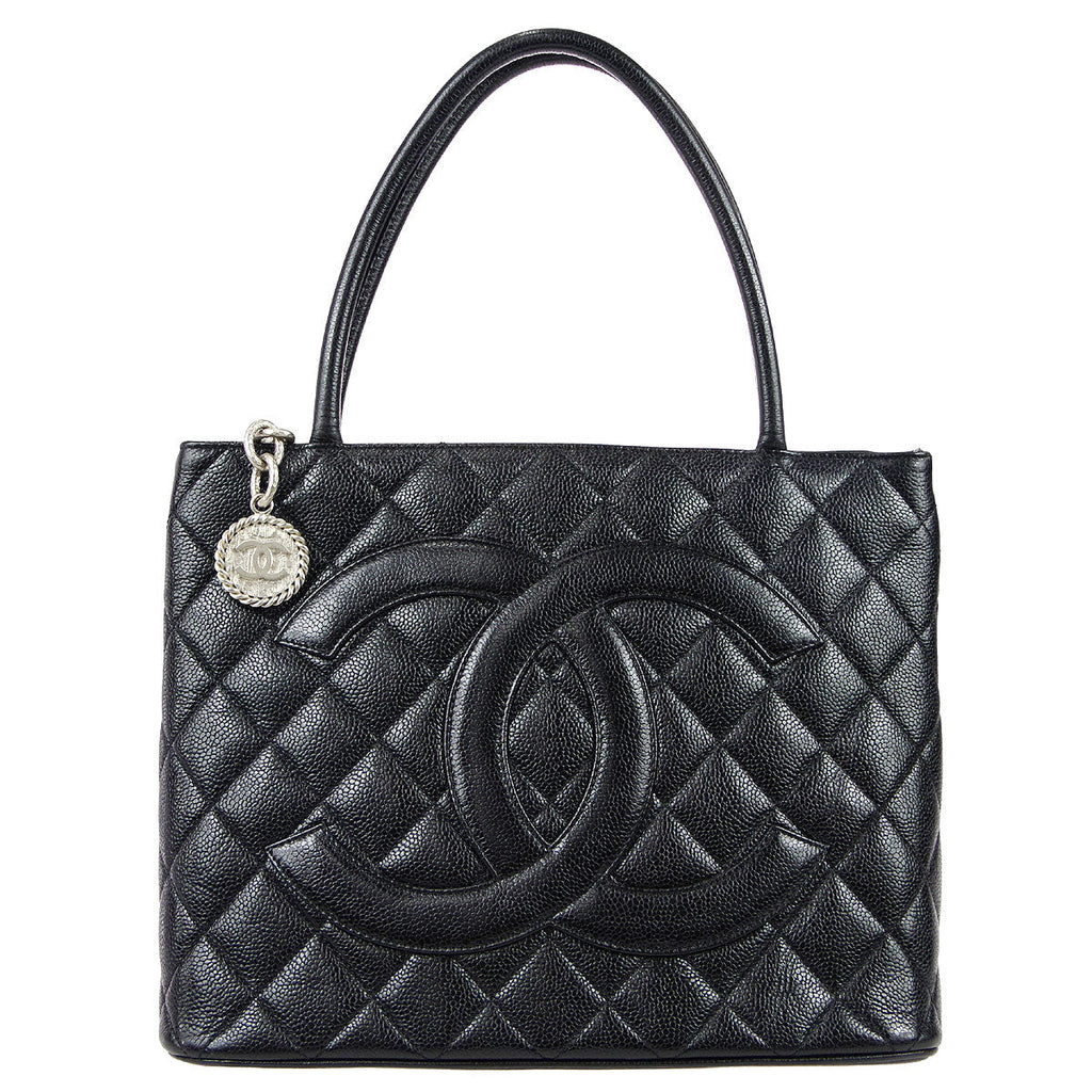 Chanel Medallion Tote Black Caviar ASL2917 – LuxuryPromise