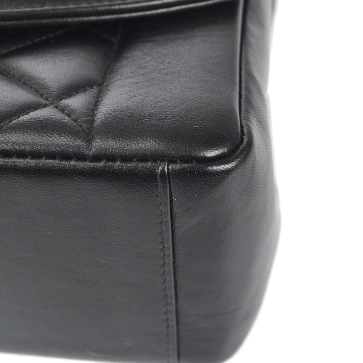 Chanel Medium Chain Shoulder Bag Black Lambskin – AMORE Vintage Tokyo