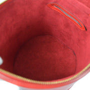 路易威登（Louis Vuitton）1998戛纳虚荣手提包红色EPI M48037