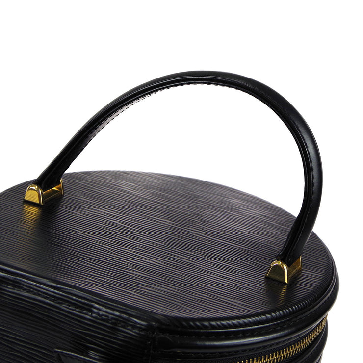 Louis Vuitton Louis Vuitton Cannes Shoulder Bag Epi Leather Black