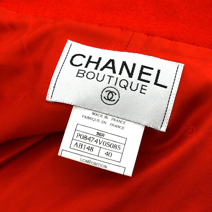 Chanel 1996 Fall CC-Button Double-Breasted Jacket＃40