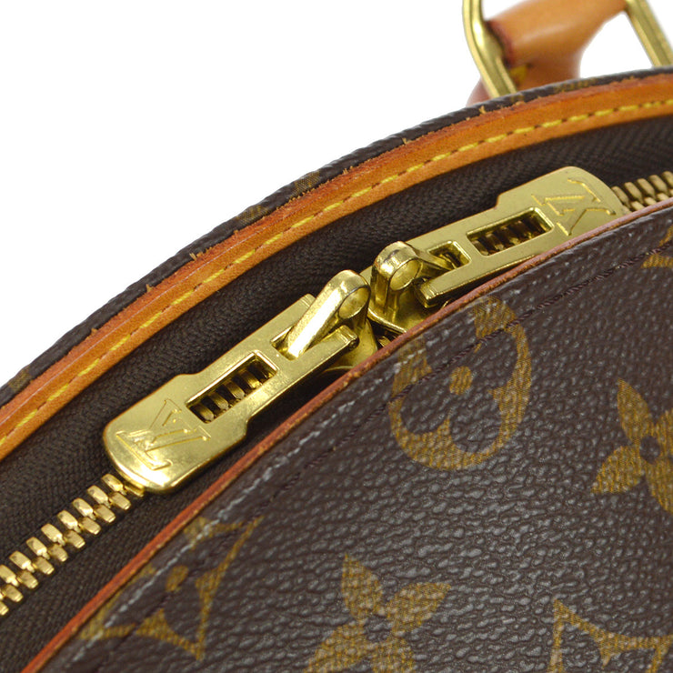 Authentic LOUIS VUITTON Monogram Ellipse PM Handbag M51127 Brown