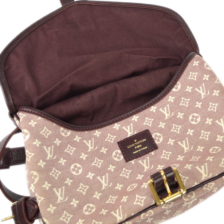 Louis Vuitton Saumur shoulder bag in brown monogram canvas Idylle and brown  leather