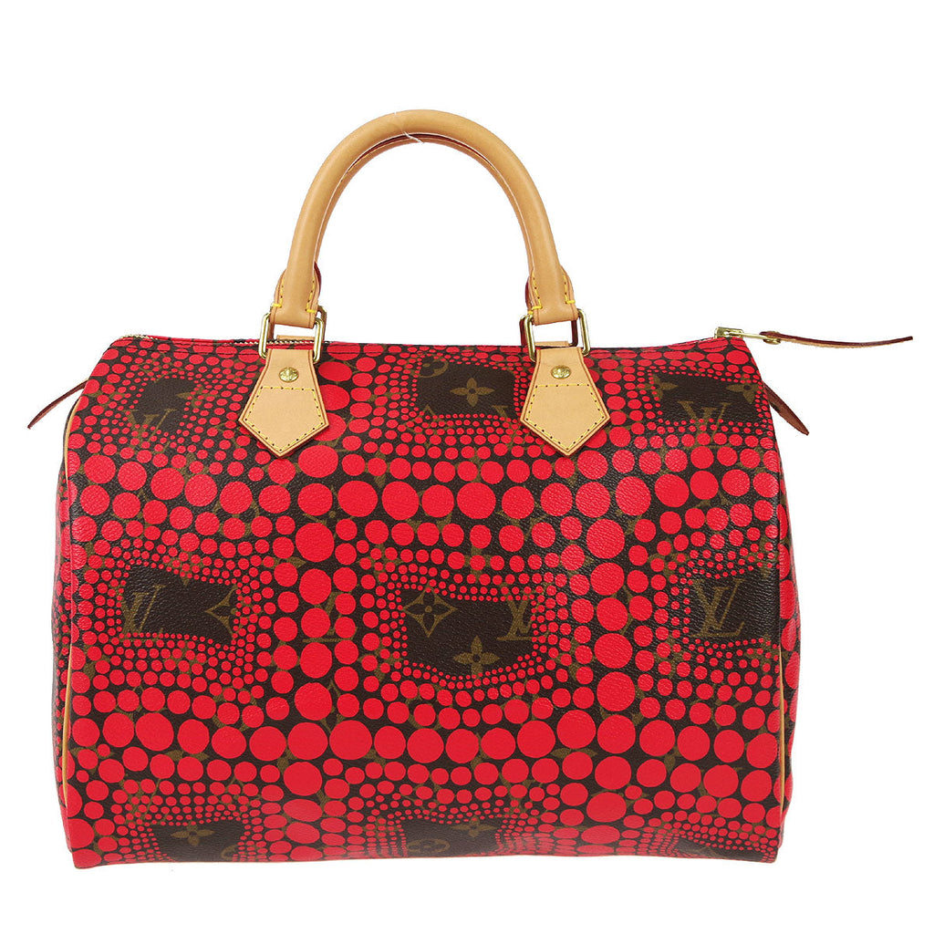 Louis Vuitton 2012 x Yayoi Kusama Speedy 30 Monogram Town M40693 – AMORE  Vintage Tokyo