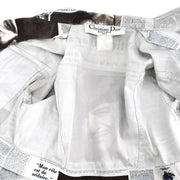 Christian Dior 2000 Newspaper Jacket White