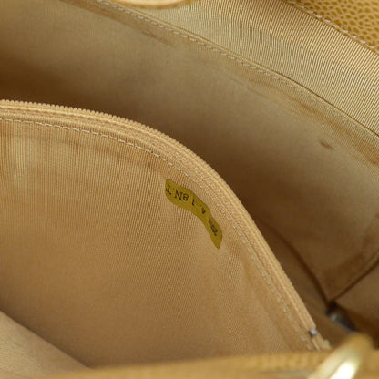 Chanel 2003-2004 Petite Shopping Tote PST Beige Caviar