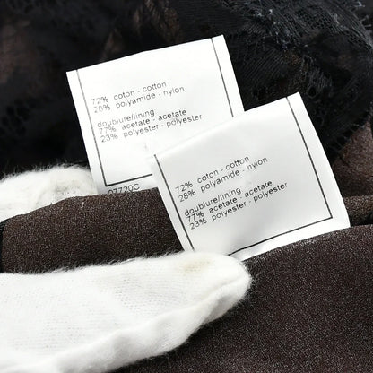Chanel 1998 Fall lace top and skirt set #40 #42