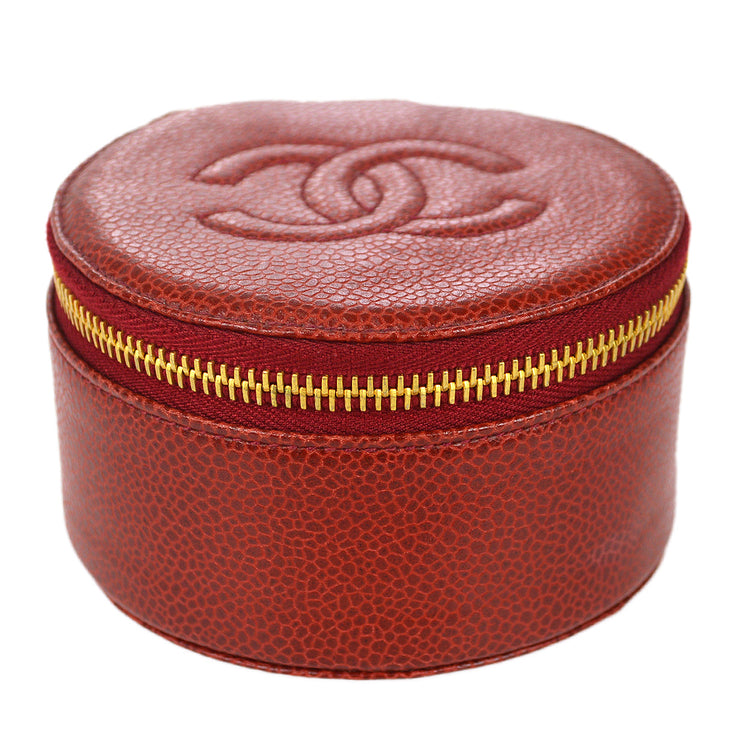 Chanel Caviar Skin Accessory Pouch Case Red 90172124 ASL7060 – LuxuryPromise
