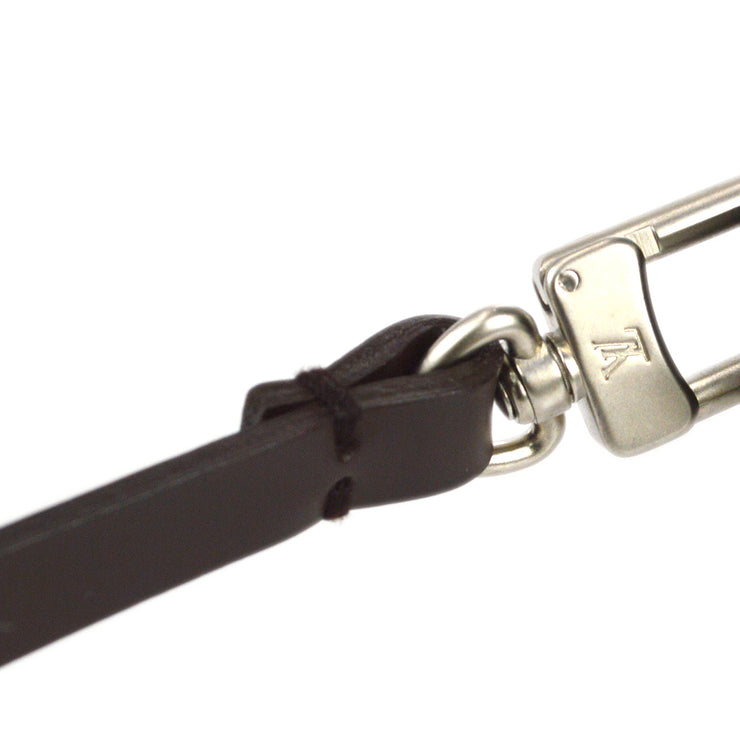 Louis Vuitton 16mm Black Silver Epi Leather Adjustable Strap