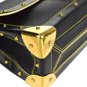 Louis Vuitton Suhali Le Talentueux Black Studded Shoulder Bag