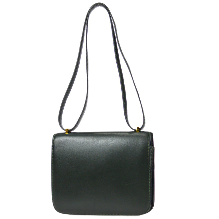 Hermes Constance 18 Shoulder Bag Green Box Calf – AMORE Vintage Tokyo