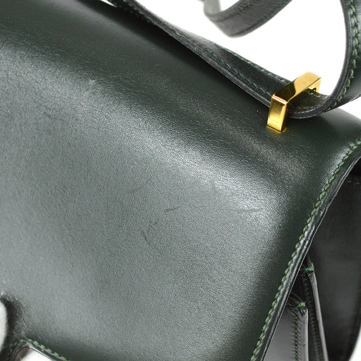 Hermes Constance 18 Shoulder Bag Green Box Calf – AMORE Vintage Tokyo