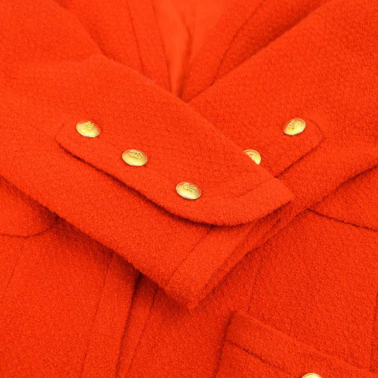 Chanel 25 #40 Setup Suit Jacket Skirt Orange – AMORE Vintage Tokyo
