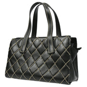 Chanel 2004-2005 Wild Stitch Handbag Black Calfskin