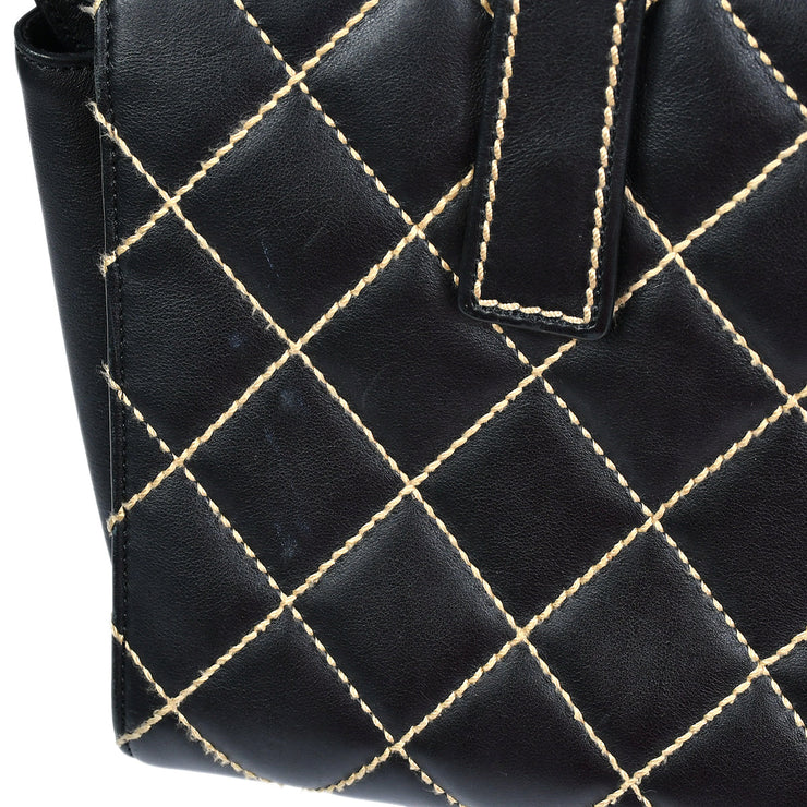 Chanel 2004-2005 Wild Stitch Handbag Black Calfskin – AMORE Vintage Tokyo