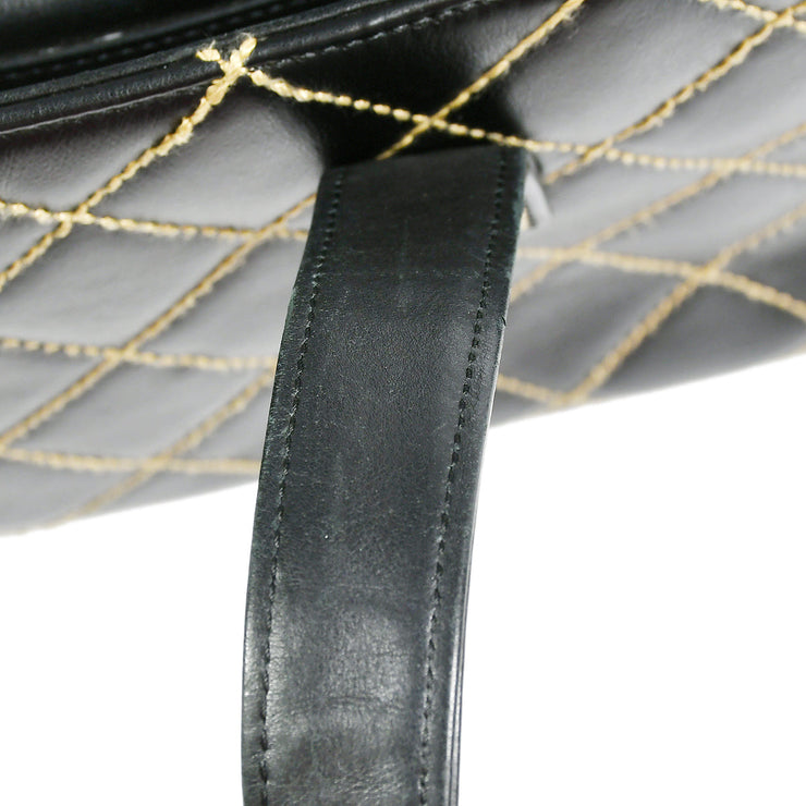 Chanel Wild Stitch Bowler Boston Handbag in Calf Leather – EVERYPOSH
