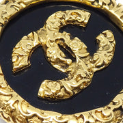 Chanel Medallion Brooch Pin Gold 93A