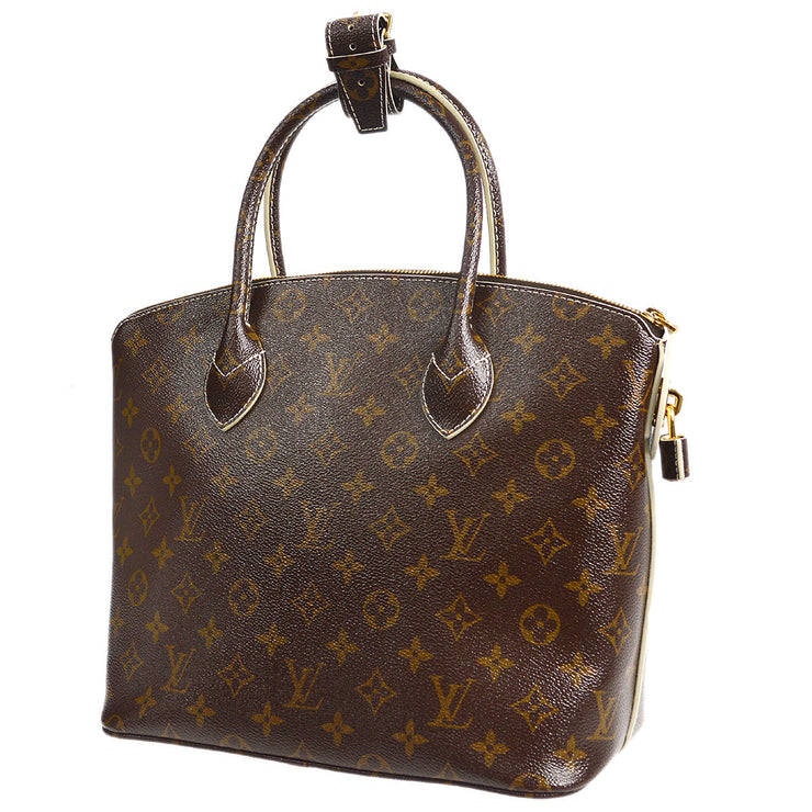 Louis Vuitton Shiny Monogram Fetish Lockit Voyage Travel Bag