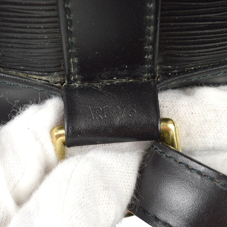 LOUIS VUITTON Authentic Vintage Black Epi Leather Randonnee PM 