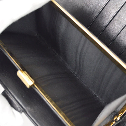 Chanel 2003-2004 Long Wallet Black Caviar